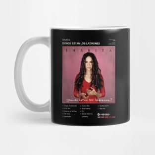 Shakira - Donde Estan Los Ladrones Tracklist Album Mug